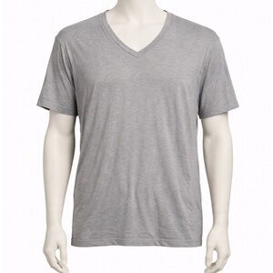 BOSS ORANGE Light Gray V-Neck Tee